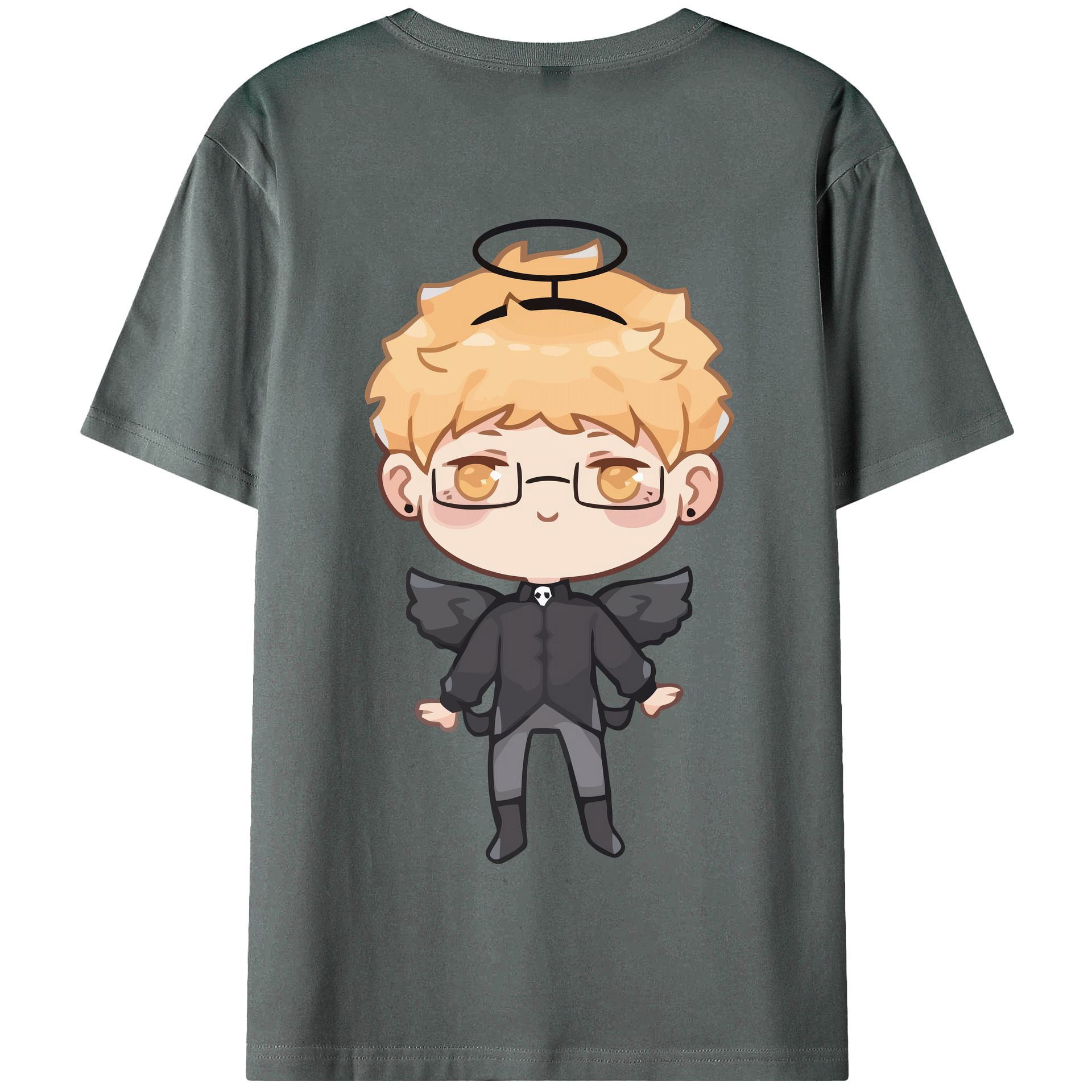 （画像用） ハイキュー!! Haikyu!! 綿100％半袖Tシャツ（背面プリント）